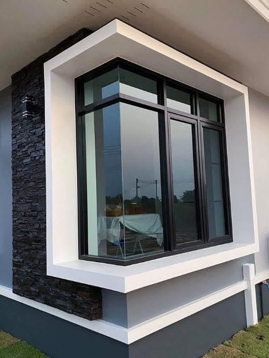 Modern architectural window detail